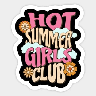 Hot Summer Girls Club Sticker